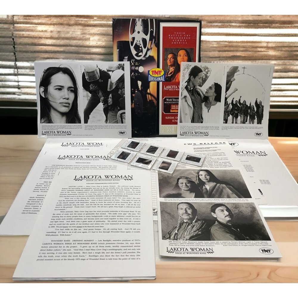 TNT Movie Press Kit Lakota Woman 94 Irene Bedard August Schellenberg Dean Norris